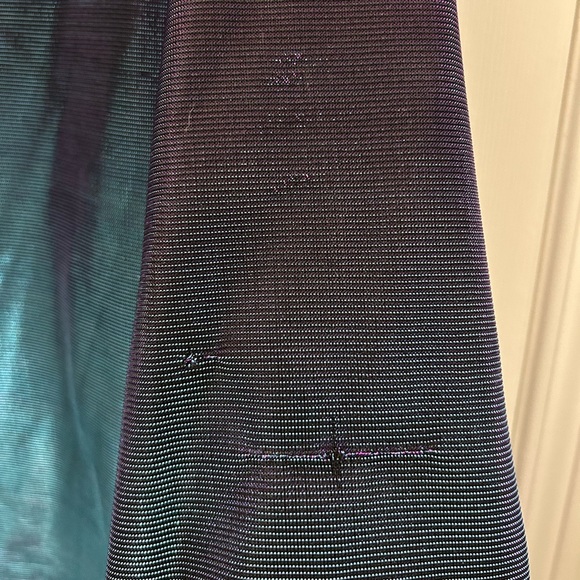 Iridescent Teal and Purple Collared Shirt, Sz 3XL - Picture 5 of 7